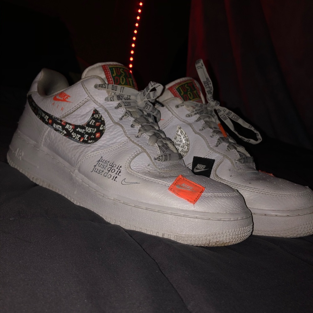 NIKE- JUST DO IT” AIR FORCE ONES